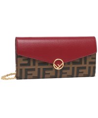 FENDI/フェンディ ショルダーバッグ 長財布 ミニバッグ FFロゴ レッド レディース FENDI 8M0365 AA2 F13VJ FRAGOLA/505081005