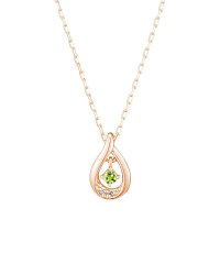 4℃/ヨンドシー 4℃ 【8月誕生石】K10ピンクゴールド ネックレス/505081364