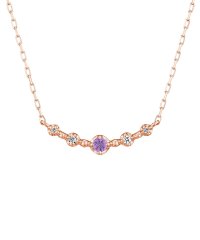 4℃/ヨンドシー 4℃ 【2月誕生石】K10ピンクゴールド ネックレス/505081384