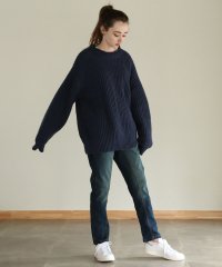 aity/ウエストリブデニムサルエルパンツ デニム サルエルパンツ ウエストゴム ウエスト紐 リラックス ストレッチ シンプル カジュアル デート お出かけ おしゃれ か/505083002