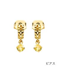 cream dot/透かし模様×小粒ビジューのスタッドピアス/イヤリング/505082687