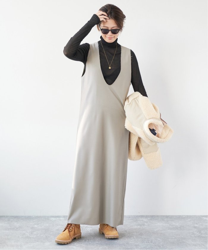 18%OFF 新品 Plage I ラインワンピース グレーB 38 thebrazilian.co.uk