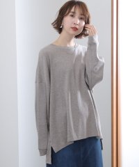 PourVous/プールヴー PourVous やわらかヘビーコットンクルーネックロングTシャツ/505085008