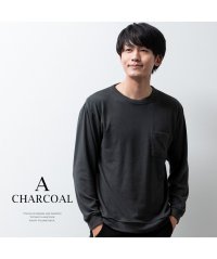  GENELESS/tシャツ メンズ 長袖 暖かい ふわもち ハイネック インナー 柔らかい ストレッチ Uネック ソフトタッチスムース/505085581