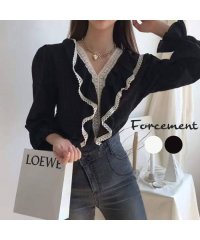 Forcement/フォースメント Forcement フリルカラーブラウス/505016274