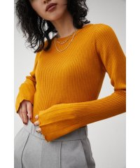AZUL by moussy/SLEEVE FLARE RIB KNIT TOPS/505086175