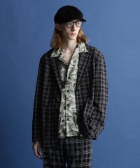 Schott/PATTERNED JERSEY 2BUTTON JACKET/パターンジャージ 2ボタンジャケット/505086327