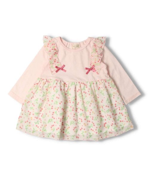 クーポン】【セール 10%OFF】【子供服】 kid´s zoo (キッズズー) いちご柄スカートワンピース 80cm,90cm W20300(505087408) | キッズズー(Kids Zoo) - d fashion