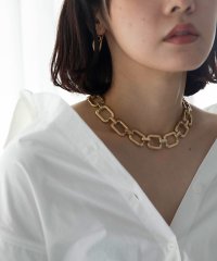 marjour/SQUARE CHAIN NECKLACE/505087450