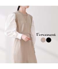 Forcement/フォースメント Forcement ランタンスリーブニットワンピ/505016311