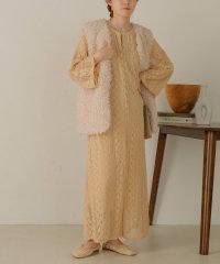Bab/バブ Bab 起毛レースBOHOロングワンピース/505077848
