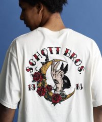 Schott/S/S T－SHIRT "SOUVENIR EMBROIDERED"/スーベニア刺繍 Tシャツ/504919275