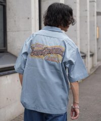 Schott/EMB. TC SHIRT BARBER/刺繍シャツ "バーバーロゴ/505090413