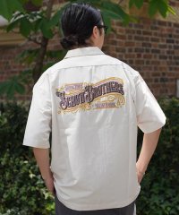 Schott/EMB. TC SHIRT BARBER/刺繍シャツ "バーバーロゴ/505090413