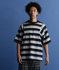 Schott/PANELED BORDER T－SHIRT/パネルボーダー Tシャツ/505090421