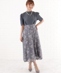 Lace Ladies/ドッキングレースワンピースドレス/505090929