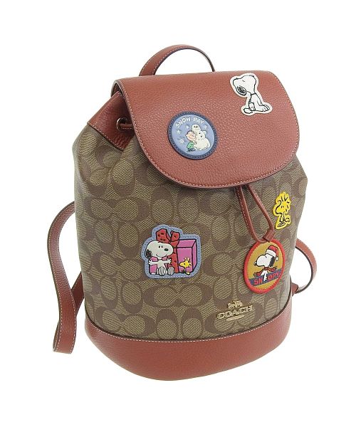 コーチ COACH ウエストバッグ シグネチャー ピーナッツコラボ スヌーピー