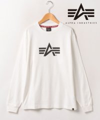 marukawa shonan/【ALPHA/アルファ】Aマーク ミリタリー プリント クルーネック Tシャツ 長袖 ロンT メンズ カジュアル/504985099