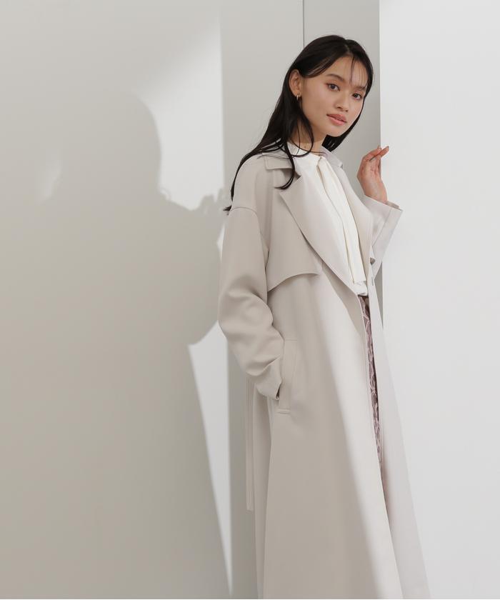 人気海外ブランドアイテム｜ファッション通販 セール 20%OFF】パウダリーツイルコート(505091915 ジャケット・アウター