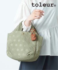 toleur/トーラ toleur 【toleur / トーラ】ナイロンドット/カウレザートート ミニトートバッグ ランチバッグ ドット柄 ギフト 贈り物 プレゼント 117/505092304