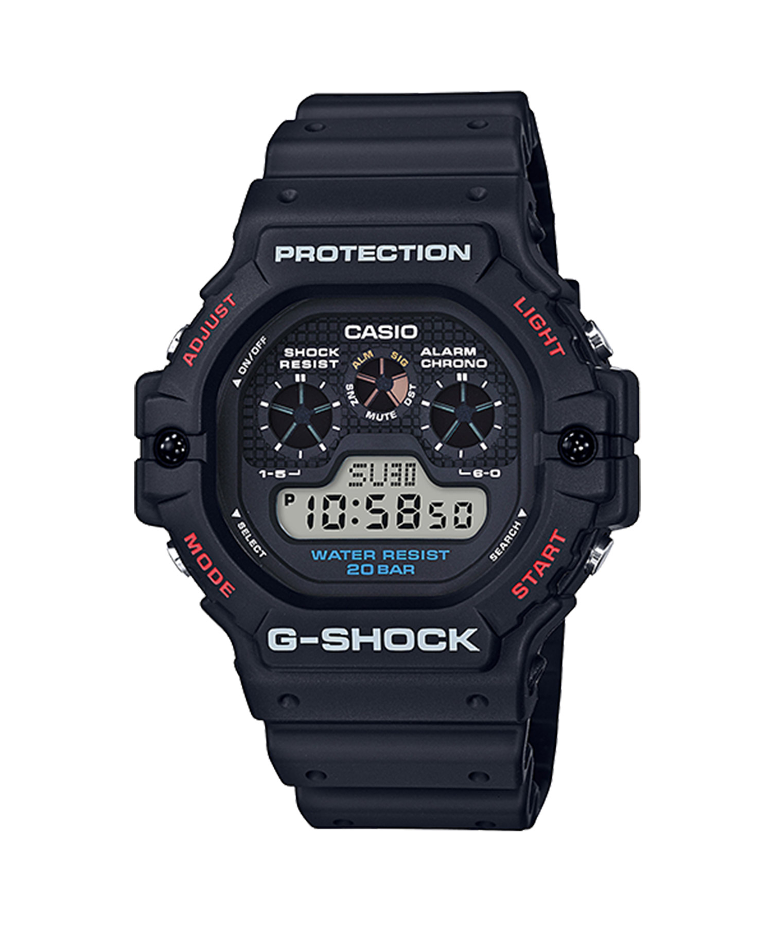 時計 G-SHOCK DW5950 八角形ベゼルの“G-SHOCK”フルメタルモデル | カシオ計算機株式