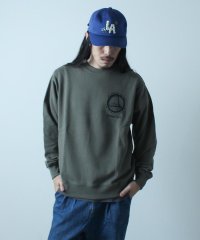 AVIREX/L/S CREW SWEAT CAMP LUNA / クルーネックスウェット キャンプ ルナ/505093800