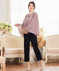 DRESS+/ドレスプラス DRESS+ パンツ セットアップ 袖付き パーティードレス ケープ スリーブ/505094303