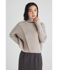 rienda/ラップデザインオーバーニットTOPS/505095420