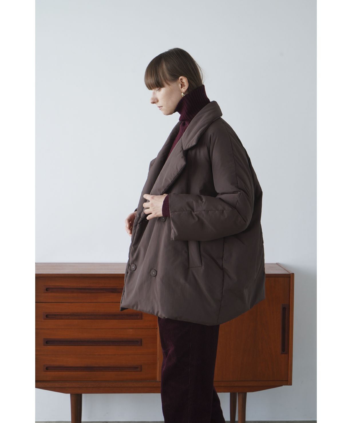 【CLANE(クラネ)】 COCOON SHORT DOWN COAT