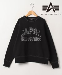 marukawa shonan/【ALPHA/アルファ】 ピグメント スウェット クルーネック トレーナー メンズ レディース/TC1554 ユーズド感 古着風/505032664