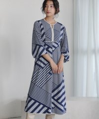 Bou Jeloud/ブージュルード Bou Jeloud 幾何学柄ジャージーワンピース/505076032