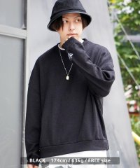 1111clothing/クルーネック ニット メンズ セーター レディース ワンポイントロゴ オーバーサイズ ビッグシルエット ビッグニット 春ニット シンプル 大きいサイズ 韓国/505104097