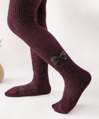 TeddyShop/テディショップ Teddyshop キッズ リボンストレッチリブタイツ/505104103