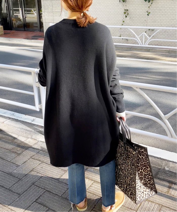 22AW Spick&Span W/Nyモッサジャケットライクコート 今期新作