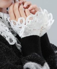 TeddyShop/テディショップ Teddyshop 付け袖 つけ袖 レース レディース 白 黒 レース 付袖 女性/505106206