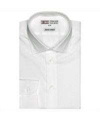 TOKYO SHIRTS/【国産しゃれシャツ】 セミワイド 長袖 形態安定 綿100% ピンオックス織り/505107337