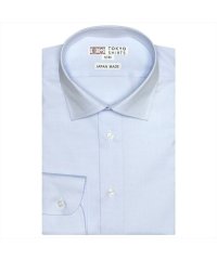 TOKYO SHIRTS/【国産しゃれシャツ】 セミワイド 長袖 形態安定 綿100% ピンオックス織り/505107338