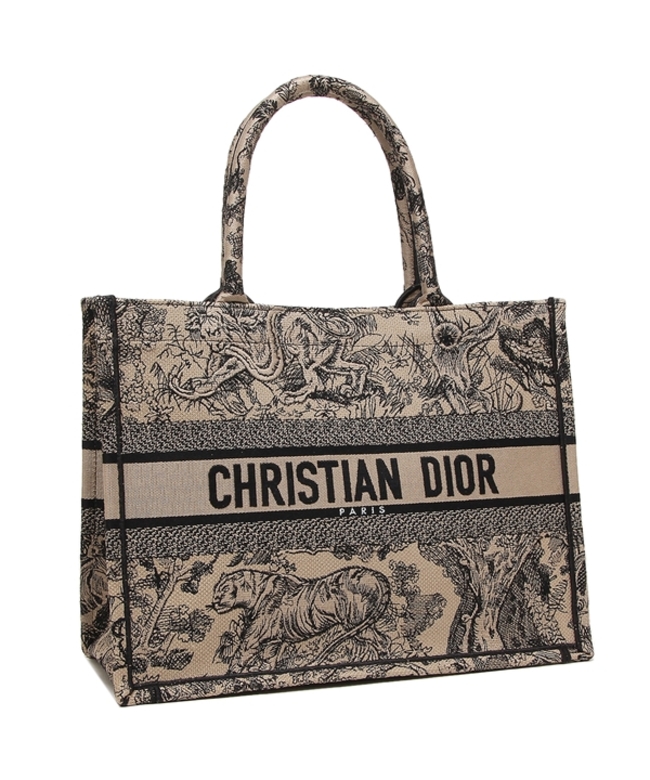 クリスチャンディオール Christian Dior バッグ レディース ブランド トートバッグ ブックトート ラージ L ベルベット ネイビー ブルー クロコ柄 紺 青 大容量 おしゃれ 大人 通勤 通学 旅行