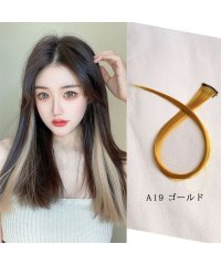 shoppinggo/ショッピングゴー shoppinggo カラーエクステ 36色 ウイッグ エクステ ワンタッチ つけ毛 自然 グラデーション エクステンション コスプレ ハロウ/505108600