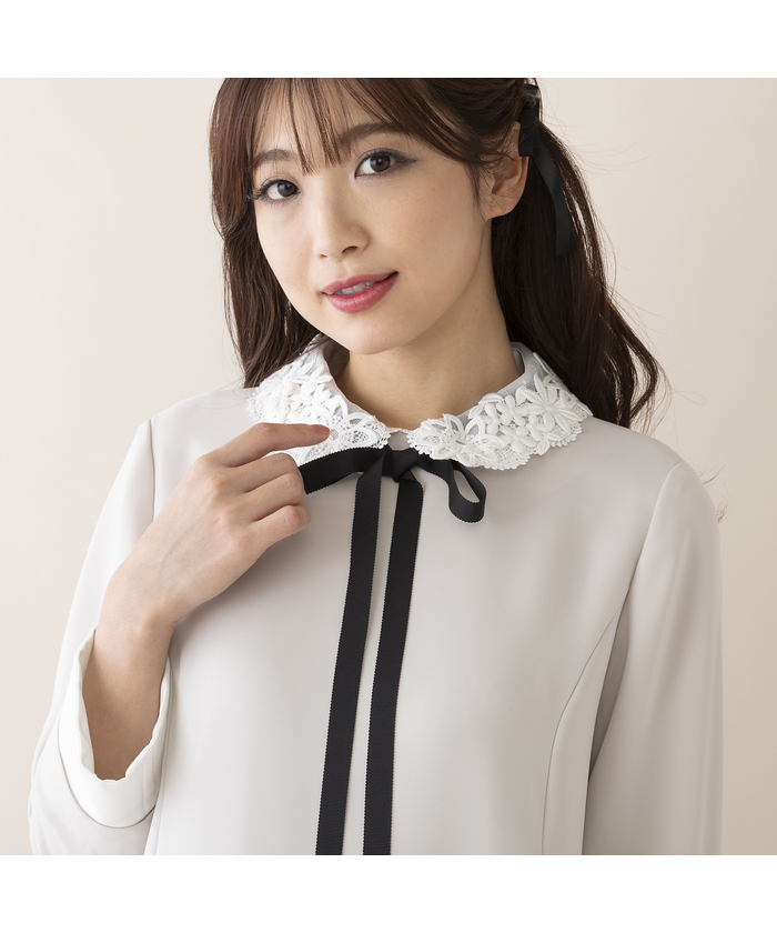セール】花襟ワンピース(505109571) | ローズティアラ(Rose セール】花襟ワンピース(505109571) | ローズティアラ(Rose