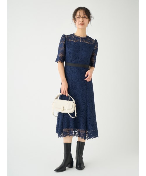 Dolce & Gabbana ポリエステル混紡 レース刺繍 ワンピース 刺繍レースドレス / GRACE CONTINENTAL | GRACE CONTINENTAL