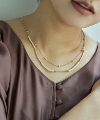 niana/niana ニアナ ネックレス レディース パール 2連 結婚式 アクセサリー 3way パールネックレス 小粒パール ショートネックレス チェーン 華奢 ジュ/505109918