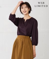 J.PRESS LADIES/【WEB限定カラーあり・洗える・イージーケア】 アーネストストライプ スリットネック カットソー/504861704