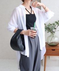 SocialGIRL/ソーシャルガール SocialGIRL 袖口スリット開きシアーシャツ/505109208