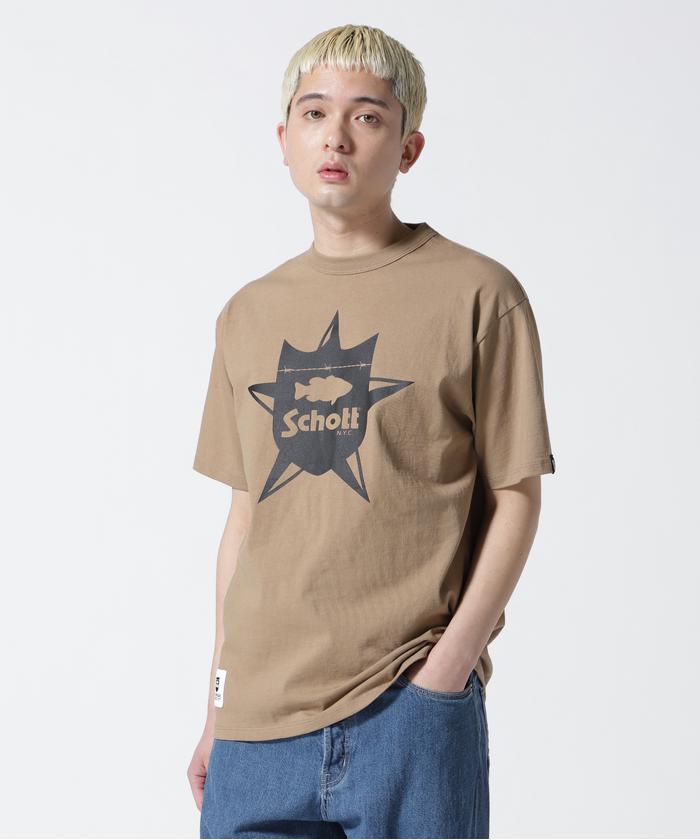 Schott 総柄シャツ No1 ハーレーモチーフ 24FW