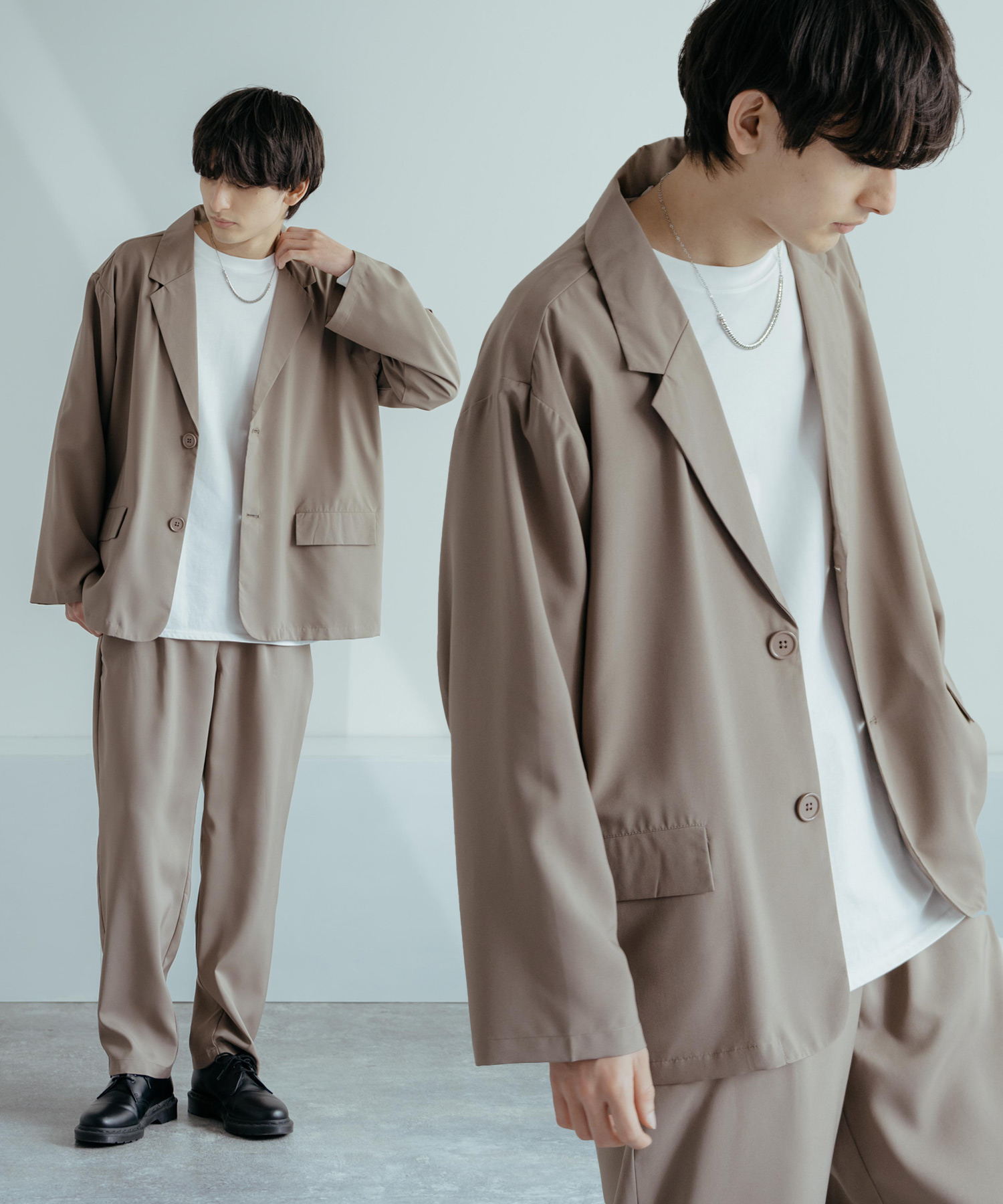 ジャケット2点セット クーポン】ロッキーモンロー Rocky Monroe セットアップ メンズ