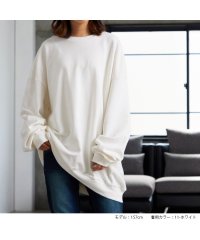No one knows/ノーワンノーズ No one knows 裏毛 ビッグ スウェット トレーナー レディース メンズ ユニセックス 男女兼用 シンプル 大きめ ゆったり ドロップ/505111799