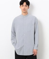 COMME CA ISM MENS/リサイクルトロ バンドカラーシャツ/505095266