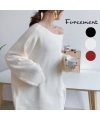 Forcement/フォースメント Forcement オフショルデザインニット/505107448