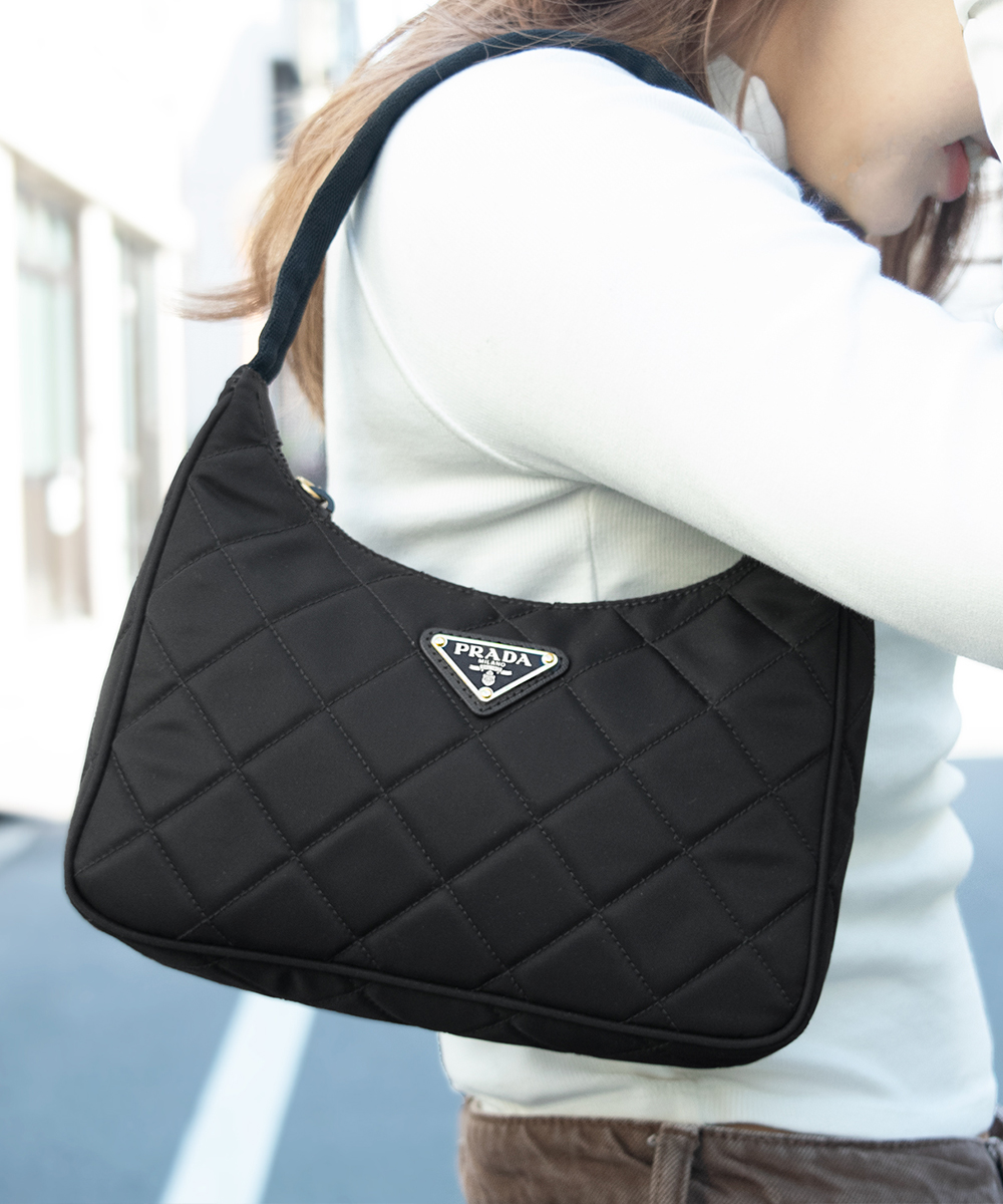 プラダ PRADA PRADA プラダ TESSUTO IMPUNTU ハンドバッグ